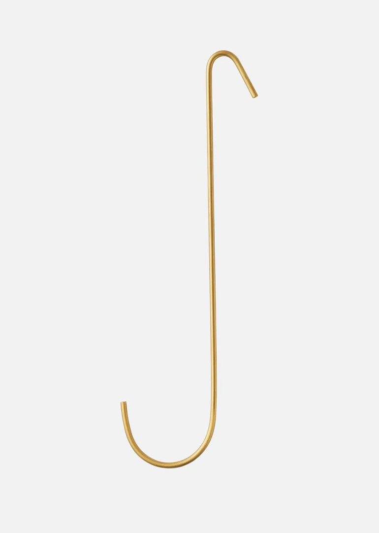 Brass Long J Hook