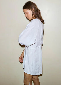 Deiji Studios - The Thread Line Dress in White