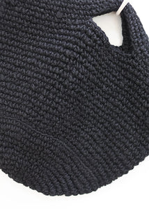 Ichi Antiquites - Kayuca - Crochet Jute Handbag in Black