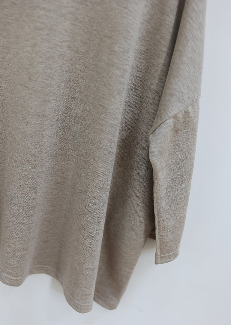 Ichi Antiquites - Knit Linen Pullover in Natural