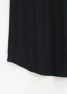 Ichi Antiquites - Vintage Cotton Stripe Tee in Black