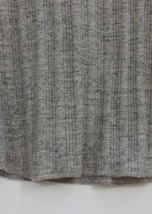 Ichi Antiquites - Vintage Cotton Stripe Tee in Gray