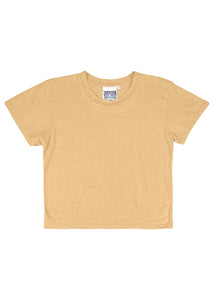 Jungmaven - Cropped Lorel Tee in Oat Milk