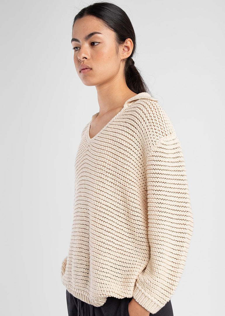 Micaela Greg - Ayo Pullover in Cream