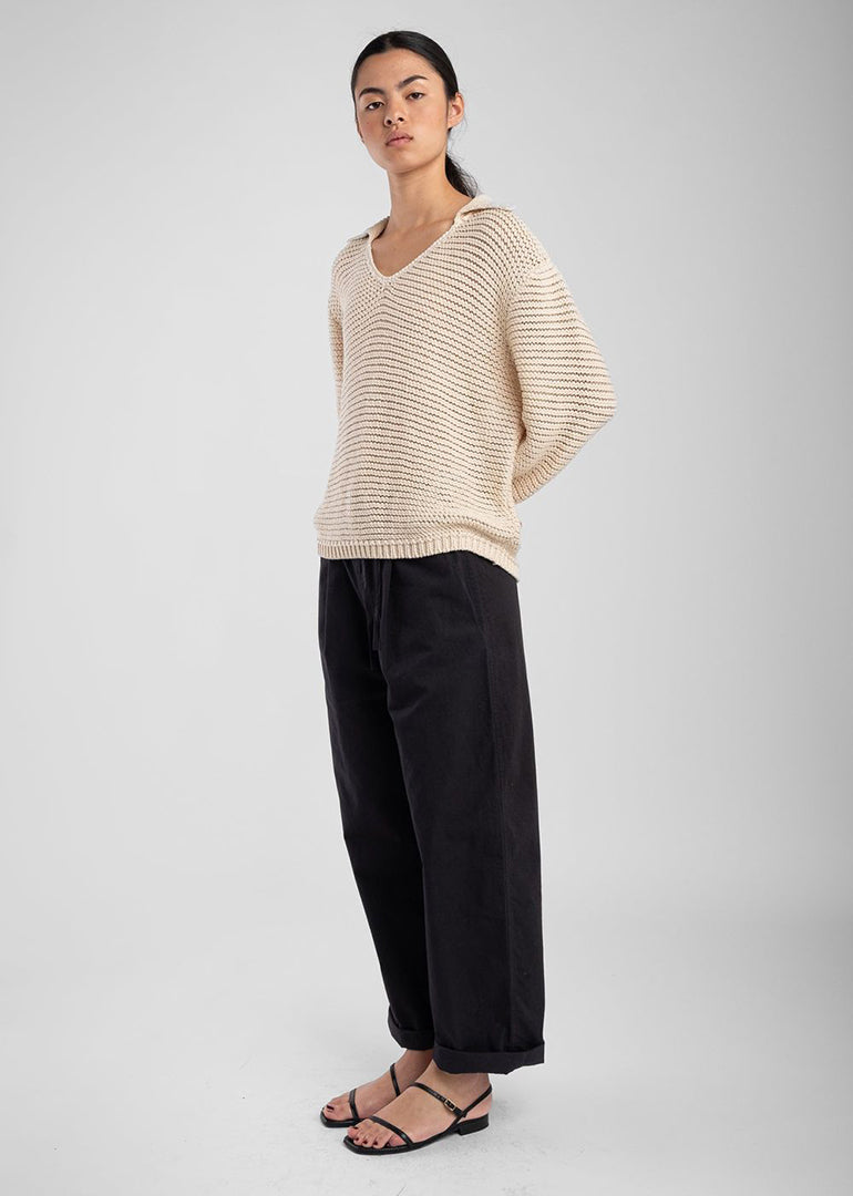 Micaela Greg - Ayo Pullover in Cream