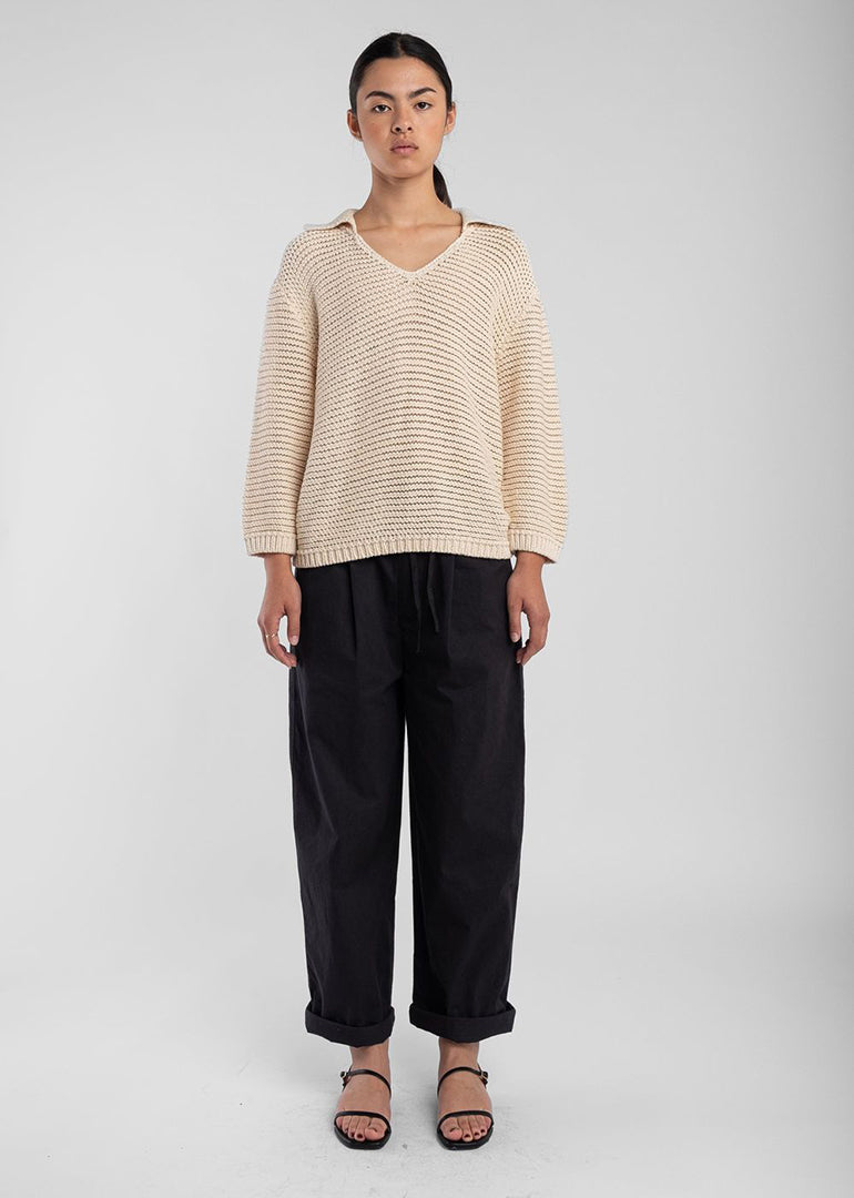 Micaela Greg - Ayo Pullover in Cream
