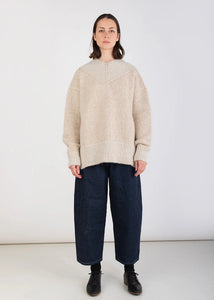  Micaela Greg Coco Sweater in Cream 2
