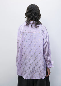 Cordera - Silk Floral Shirt in Cardo