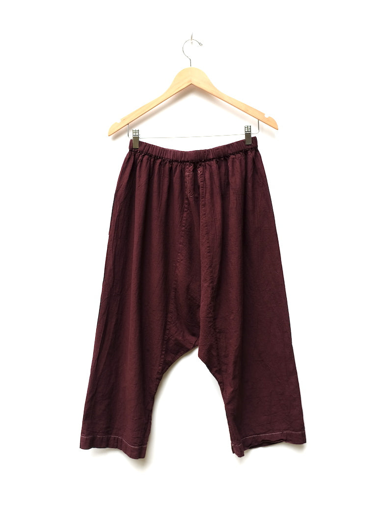Auntie Oti - Pull on Pant in Oxblood