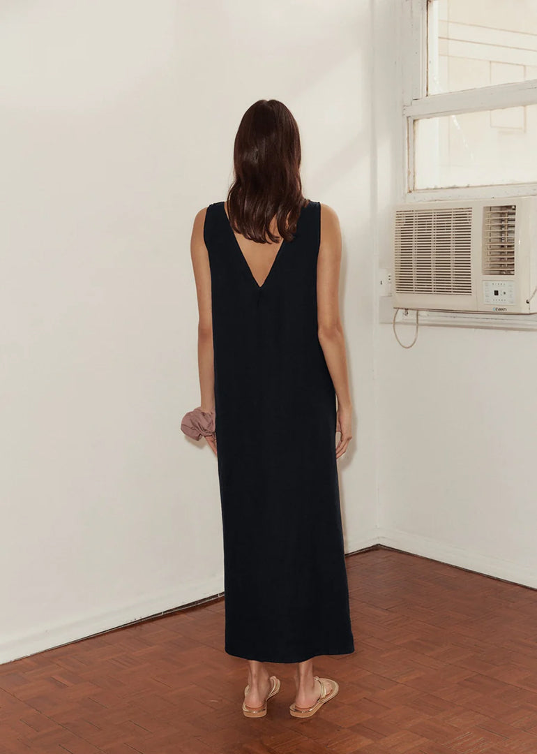 Deiji Studios - The Keyhole Dress in Black