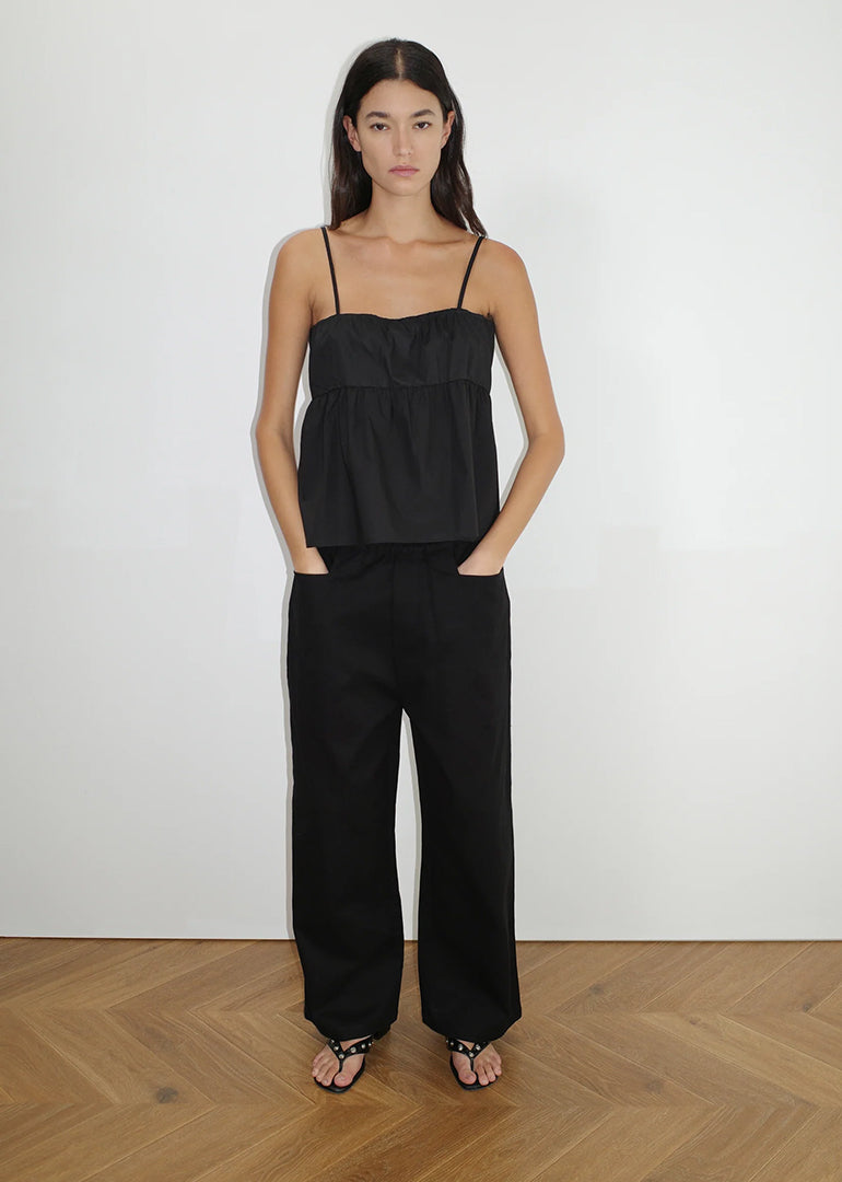 Deiji Studios - The Square Pocket Pant in Black