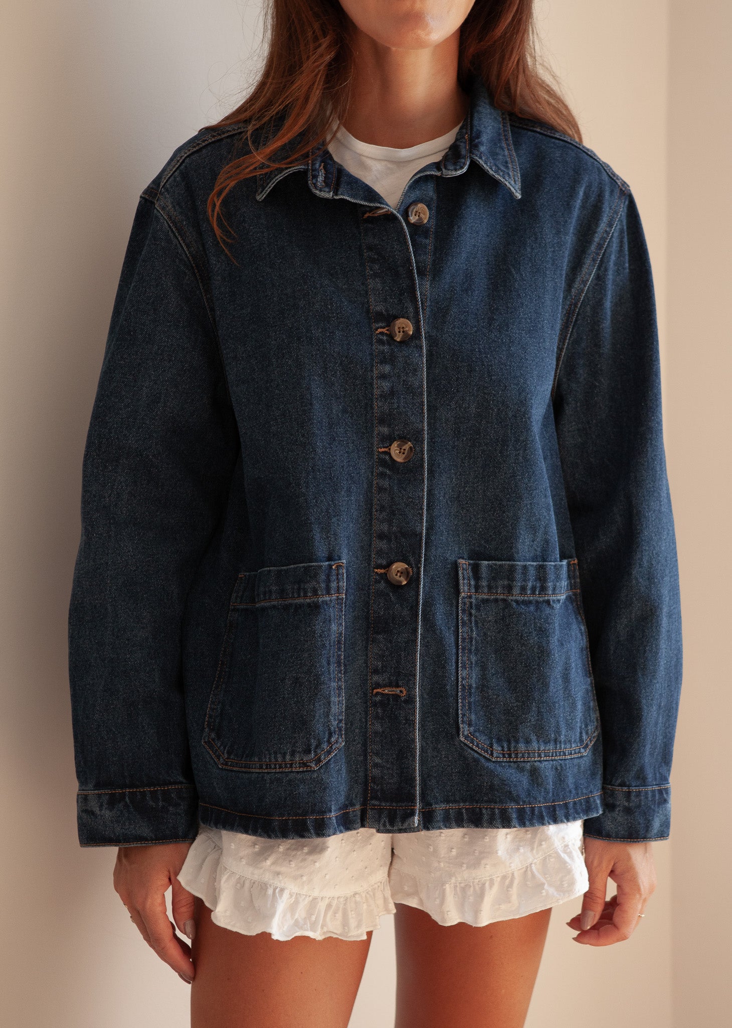 Indigo Denim Work Jacket