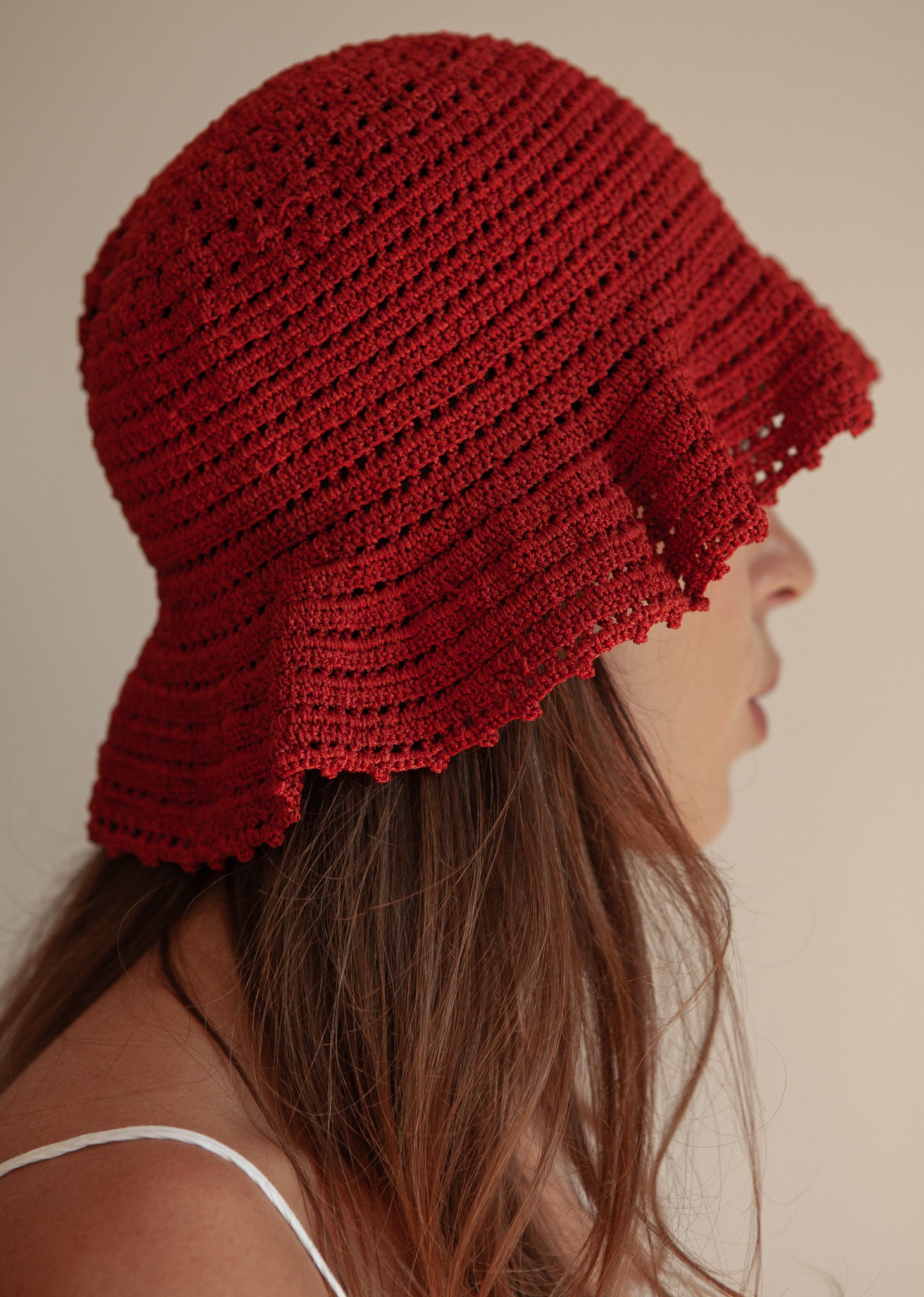 Handmade Red Crochet Hat