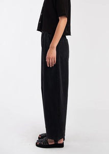 Micaela Greg - Barrel Pant in Faded Black