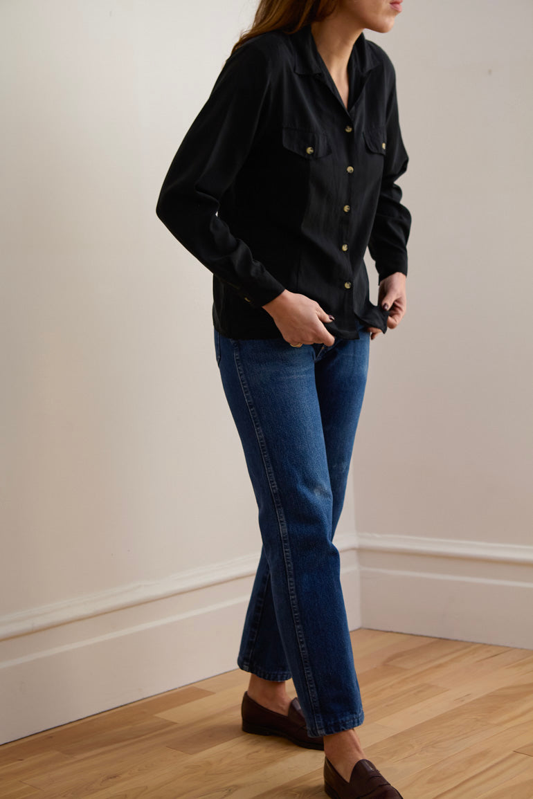 Classic 90’s Silk Blouse