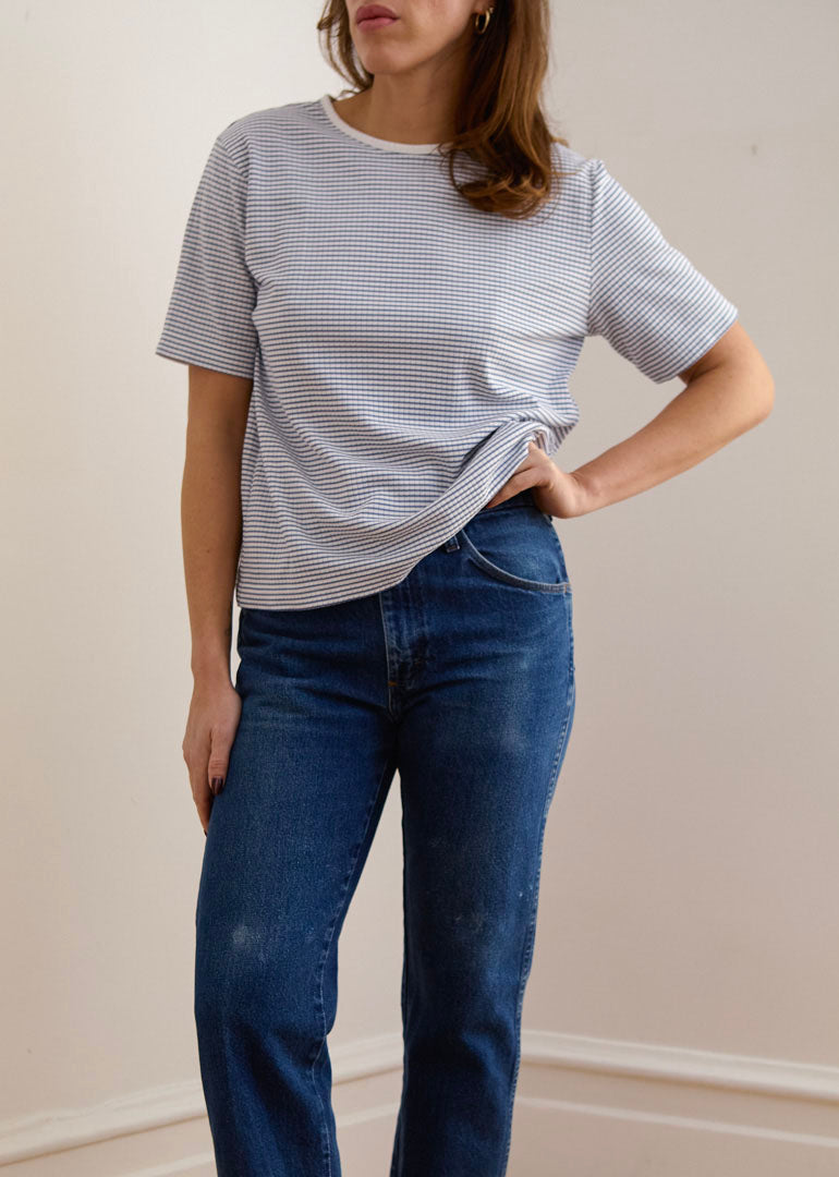 Ribbed Striped T-Shirt
