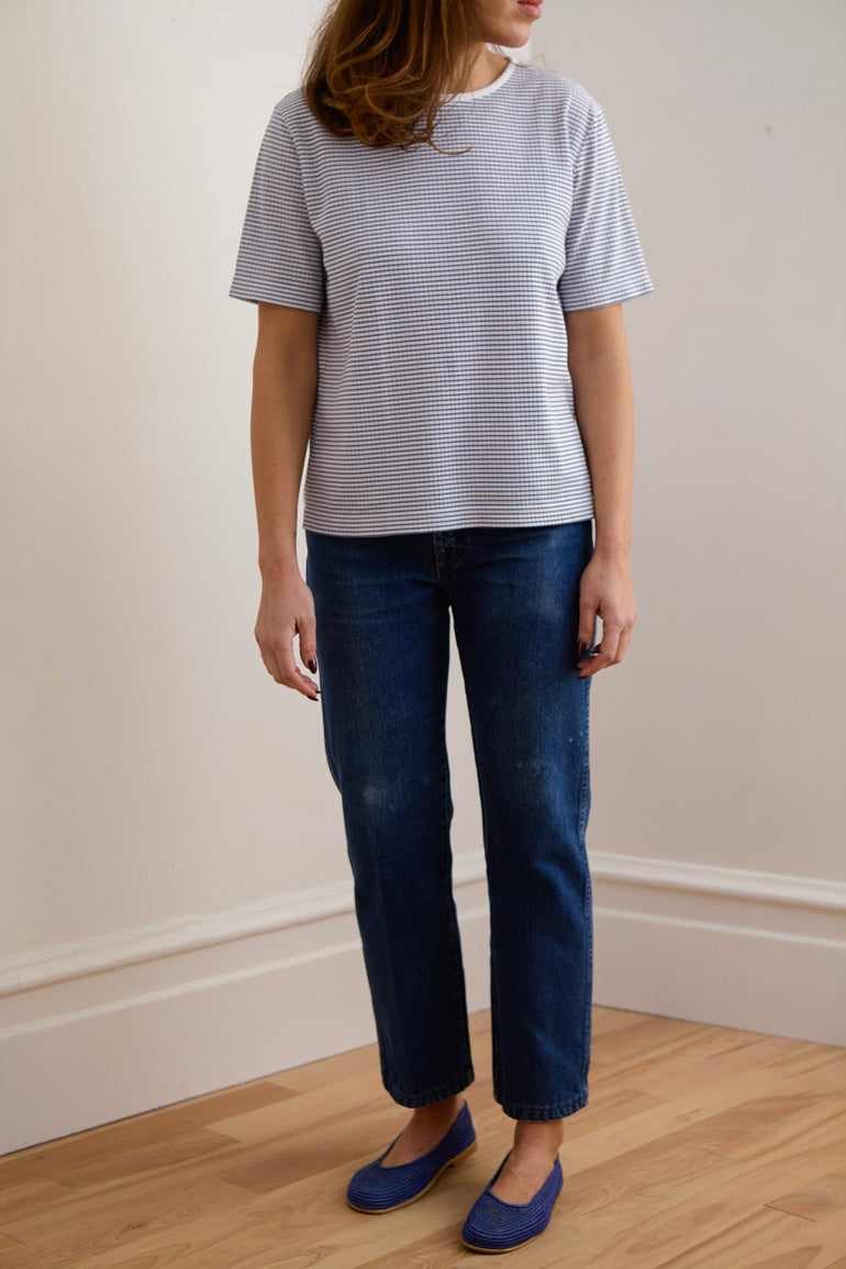 Ribbed Striped T-Shirt