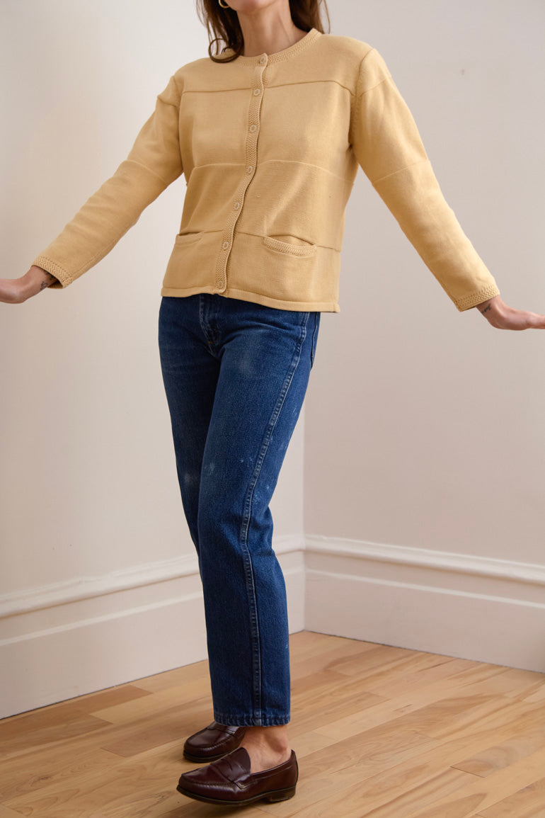 Cotton Knit Cardigan