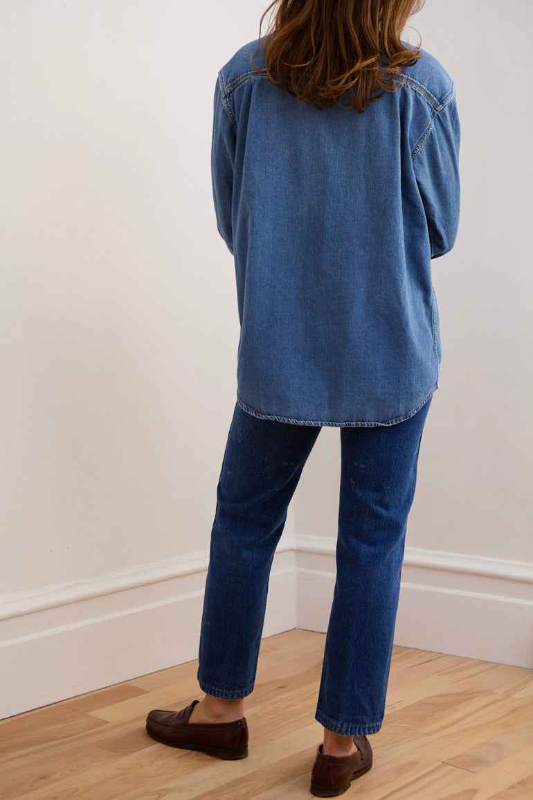 Timeless Worn-In Denim Shirt
