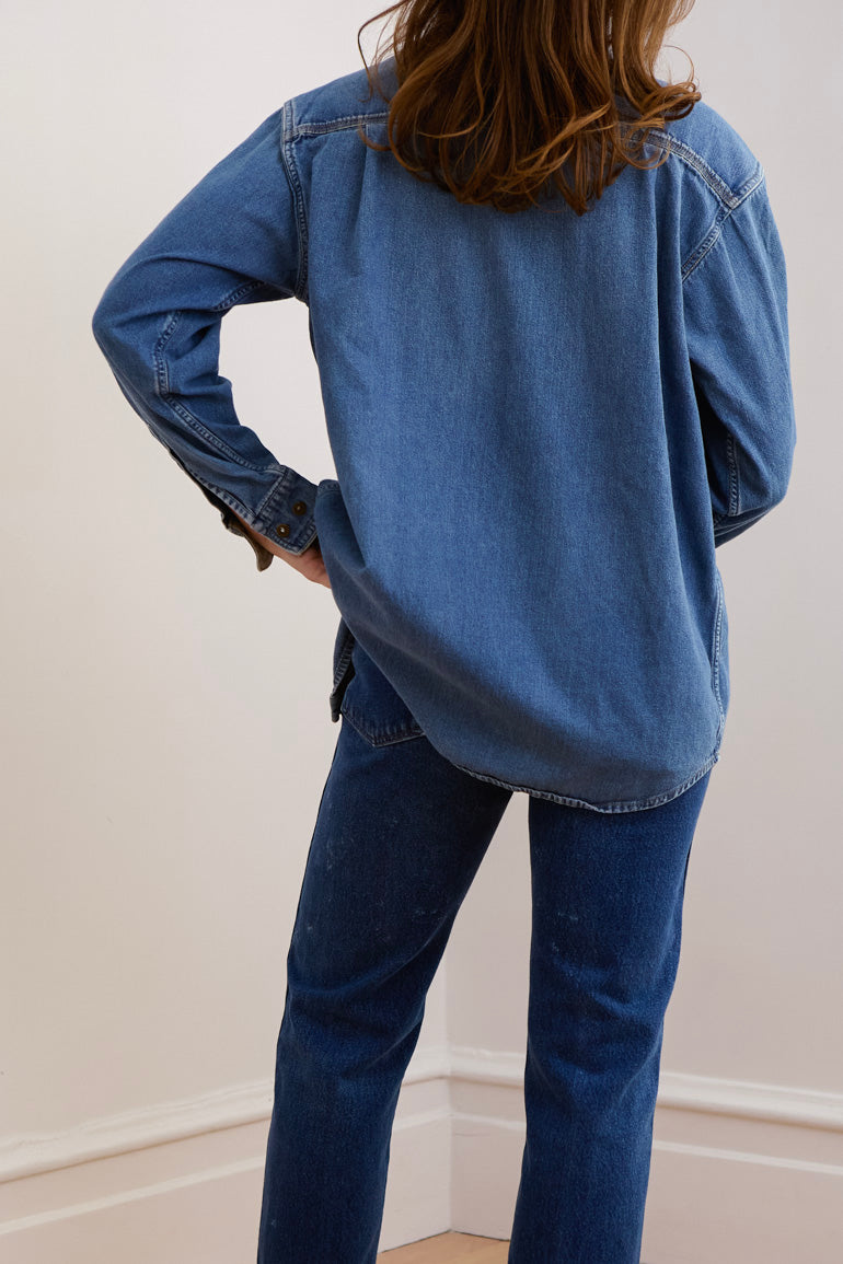 Timeless Worn-In Denim Shirt