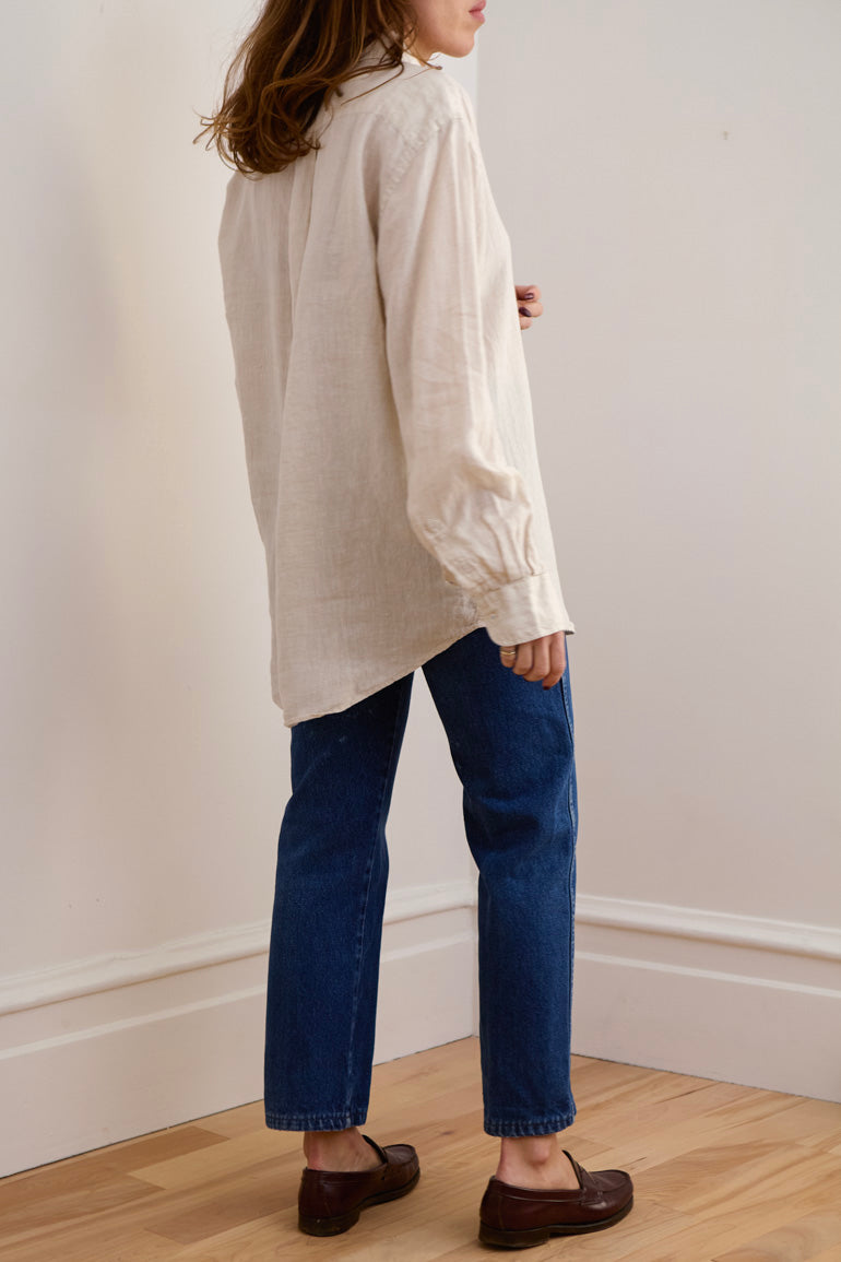 Classic Linen Button-Down Shirt