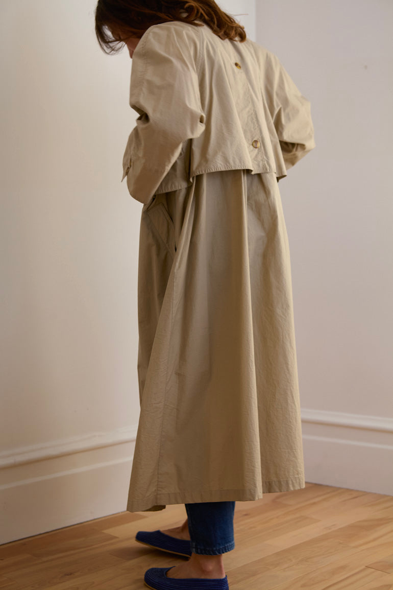 Vintage 80s Oversized Trench Coat