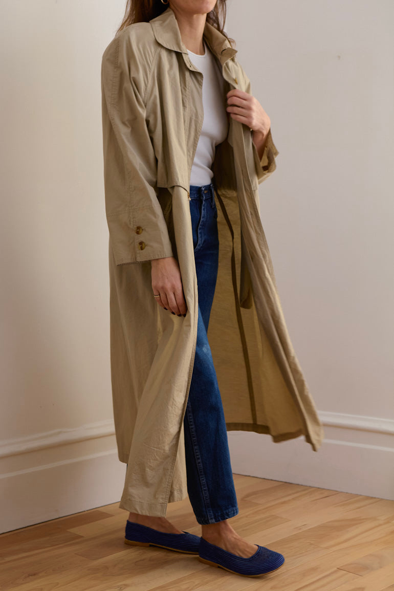 Vintage 80s Oversized Trench Coat