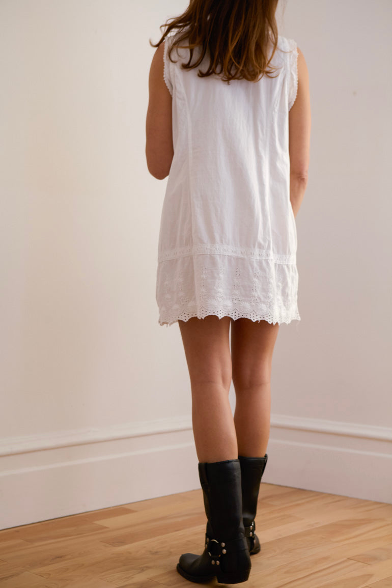 Cotton Eyelet Nightdress