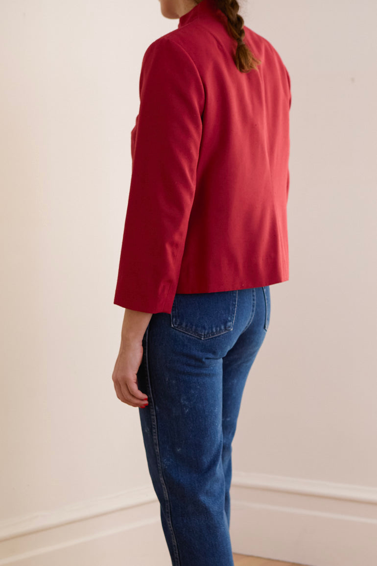 Red Tailored Jacket
