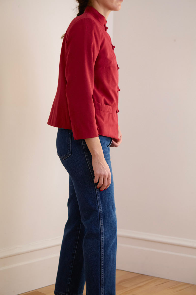 Red Tailored Jacket