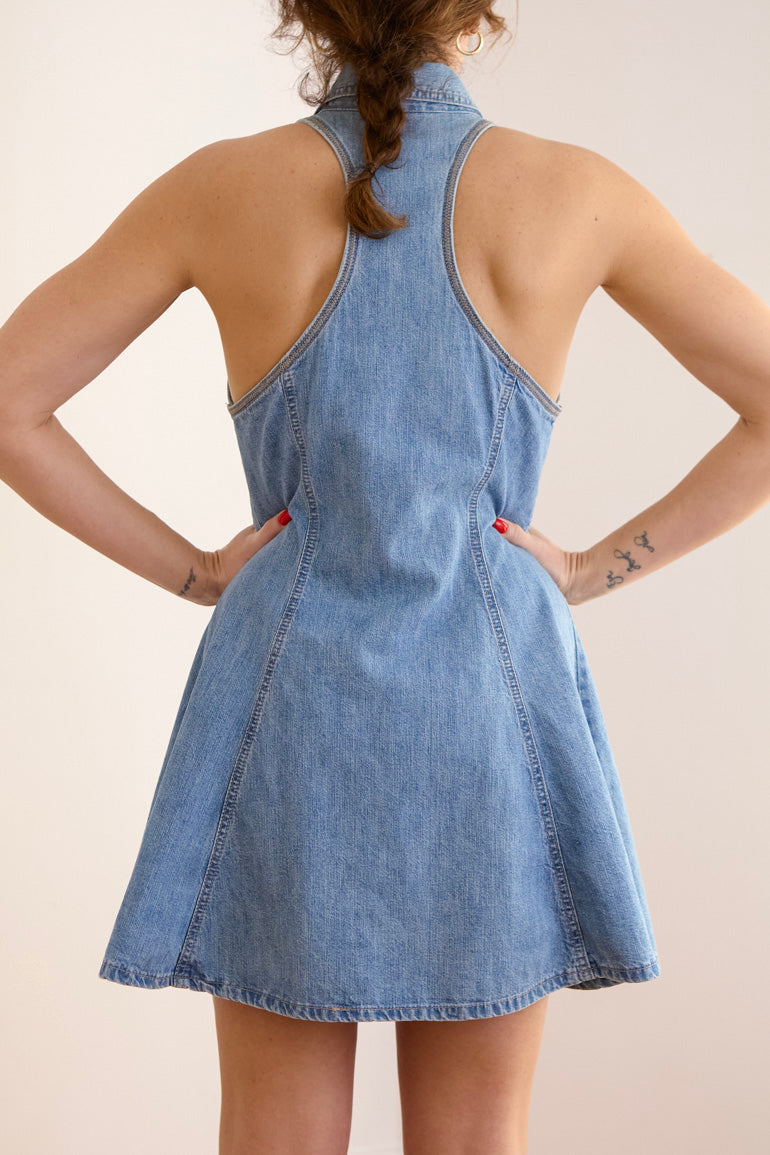 Vintage 2000s Parasuco Denim Dress