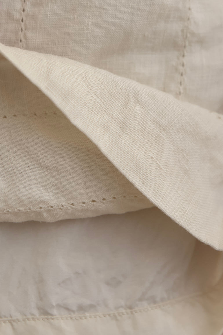 Buttermilk Linen Dress