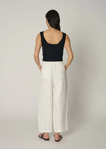 Shaina Mote - Boy Trouser in Salt Linen
