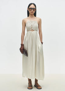 Cordera - Handmade Crochet Dress - Hielo