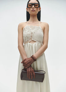 Cordera - Handmade Crochet Dress - Hielo