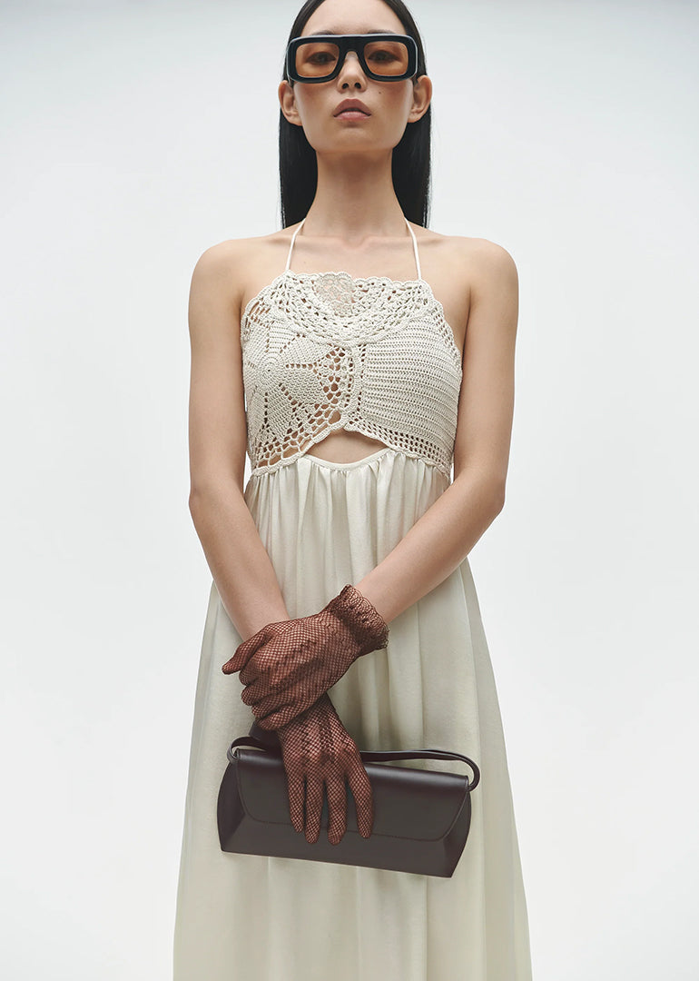 Cordera - Handmade Crochet Dress - Hielo