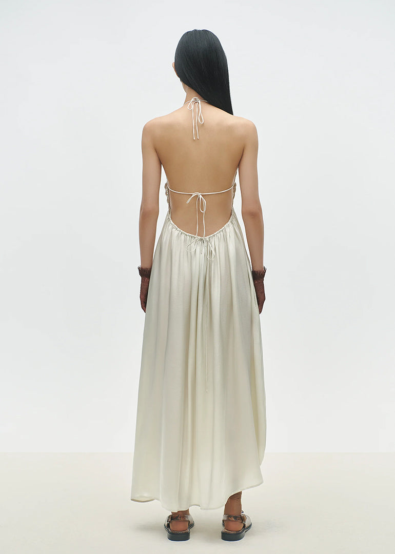 Cordera - Handmade Crochet Dress - Hielo