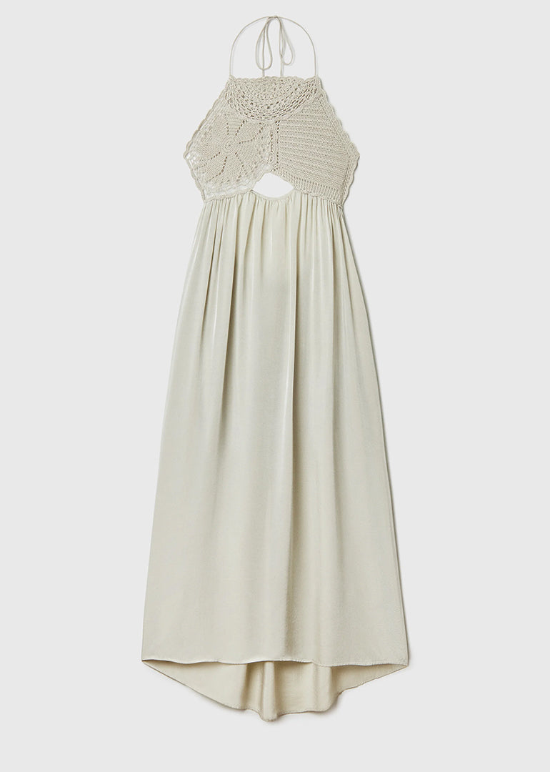Cordera - Handmade Crochet Dress - Hielo