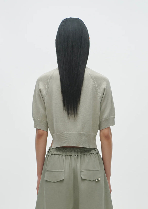 ヨガ・ピラティス Seed and Soil / Organic cotton wrap top seed and soil Organic cotton wrap top