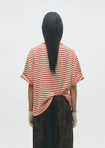 Cordera - Organic Cotton Oversized Striped T-Shirt