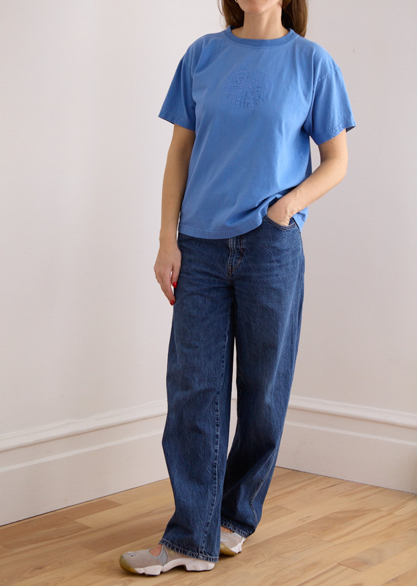 Nautical Light Cerulean Blue T-Shirt