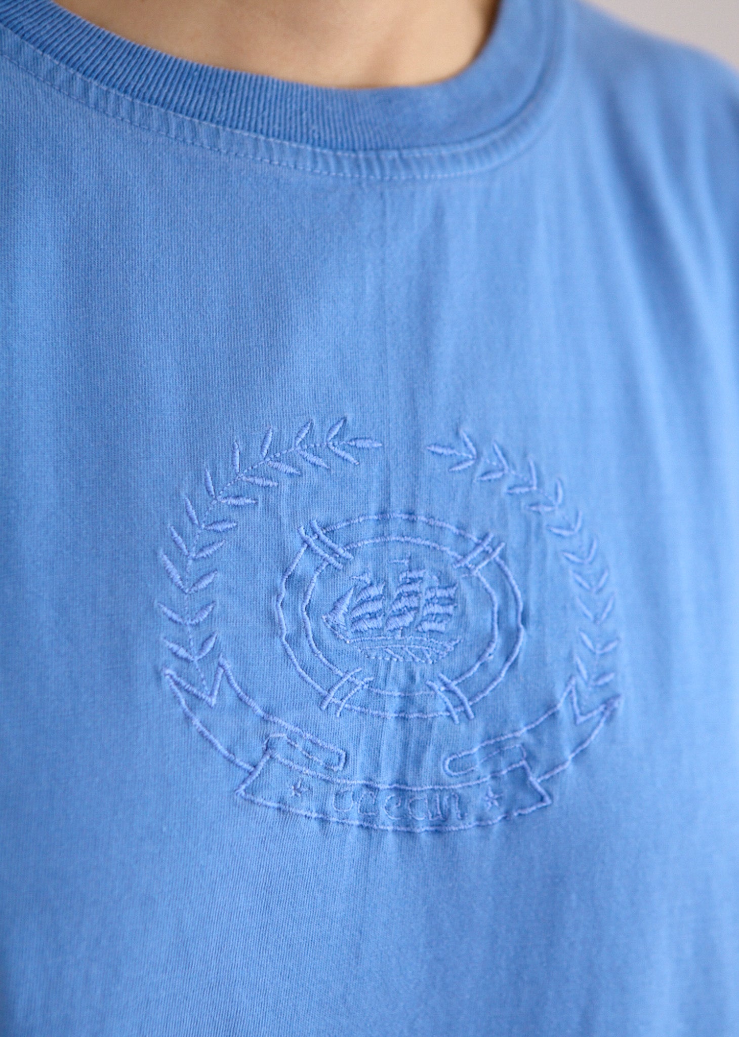 Nautical Light Cerulean Blue T-Shirt