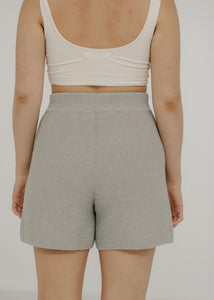 Bare Knitwear Seed Shorts in Sage