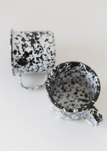 Enamel Mug in Black Speckle