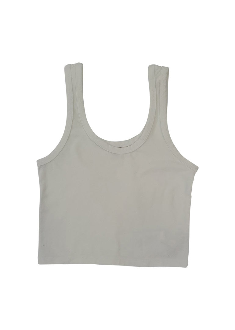 Jungmaven - Sporty Tank in Washed White