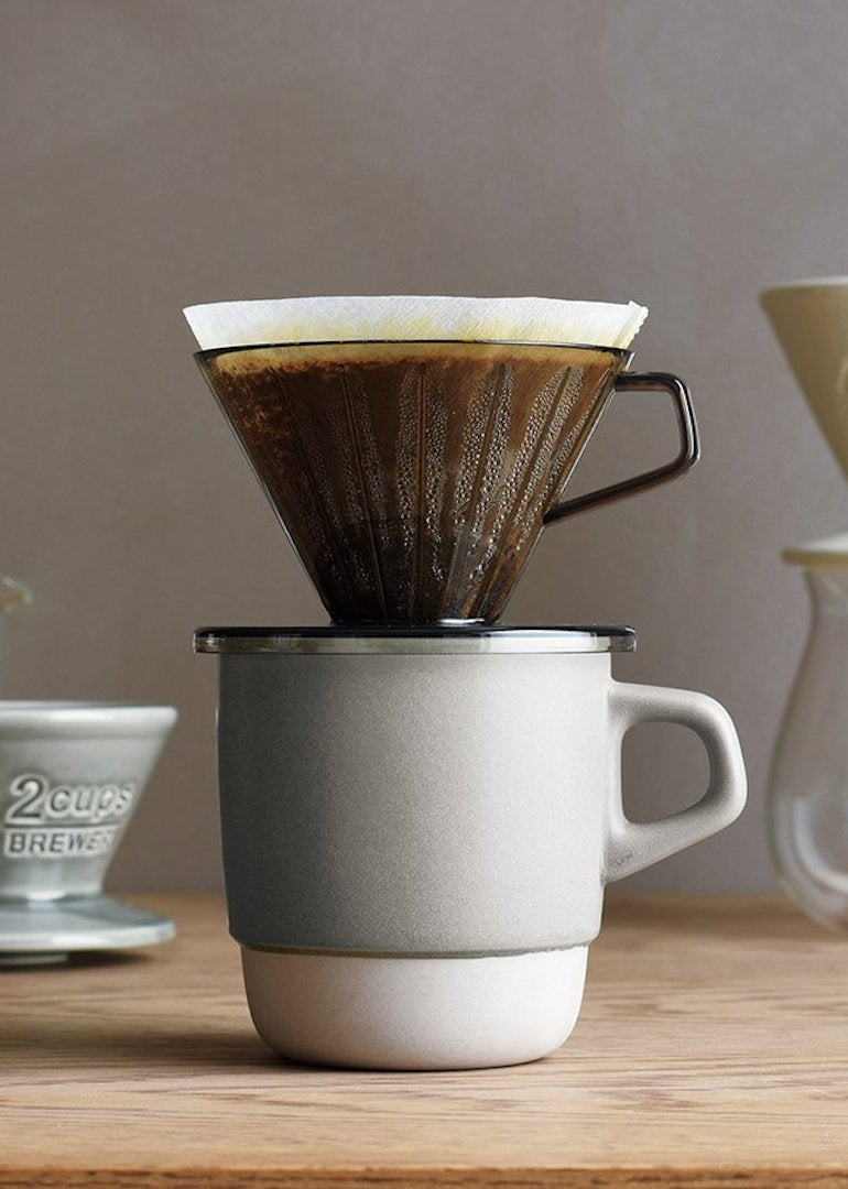 Kinto - Slow Coffee Style Stacking Mug in Grey