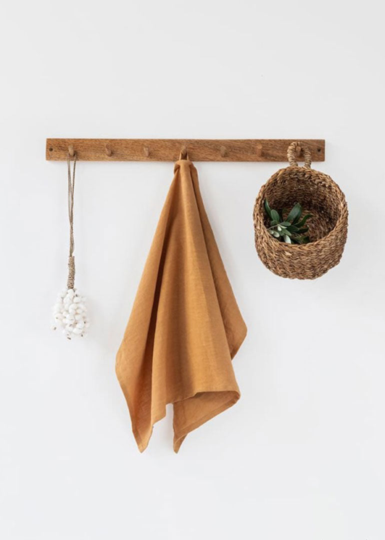 Magic Linen - Tea Towel in Natural, Cinnamon, Grey Blue, Tan, Clay, Charcoal Grey or Moss