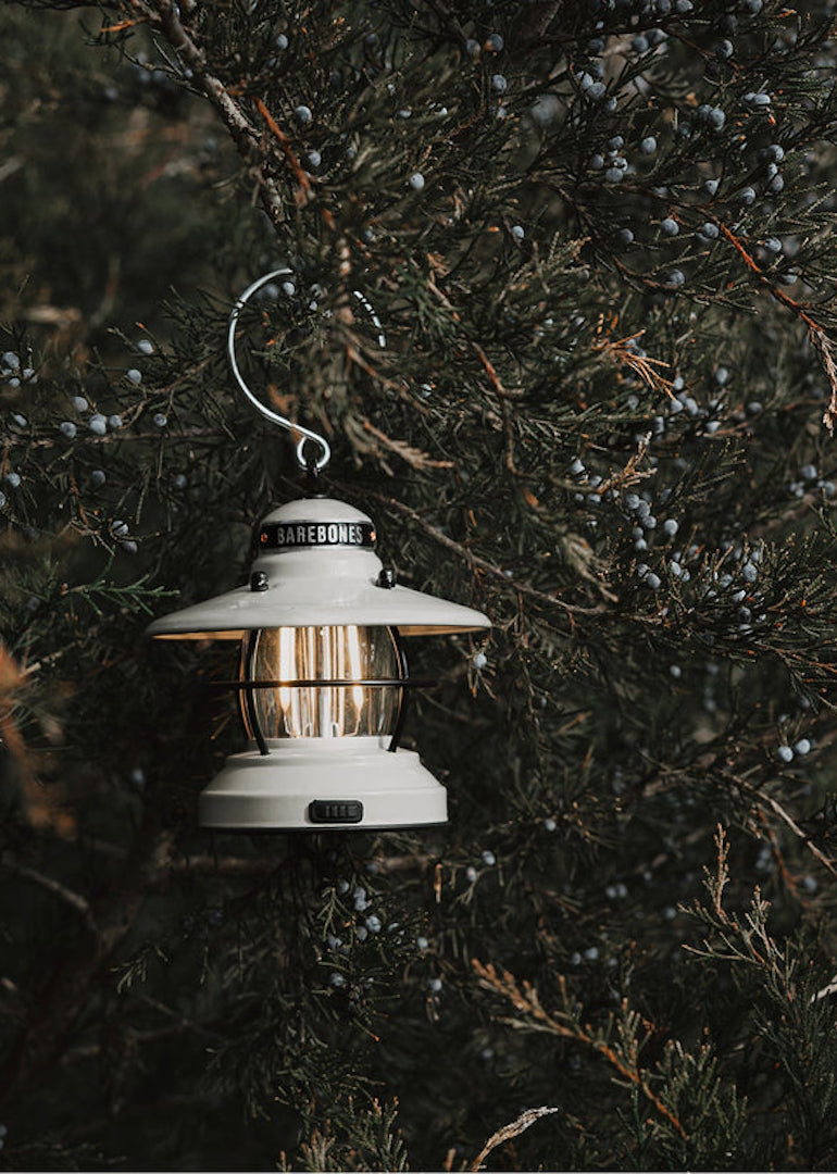 Mini Edison Lantern in Vintage White by Barebones