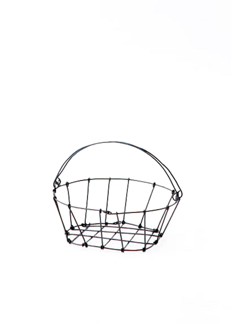 Oval Iron Basket