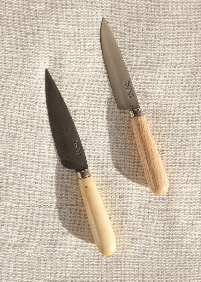 Pallares Solsona - Kitchen Knife 11 cm with Boxwood Handle - Stainless Steel